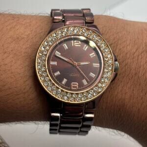 Gold & browns men watch